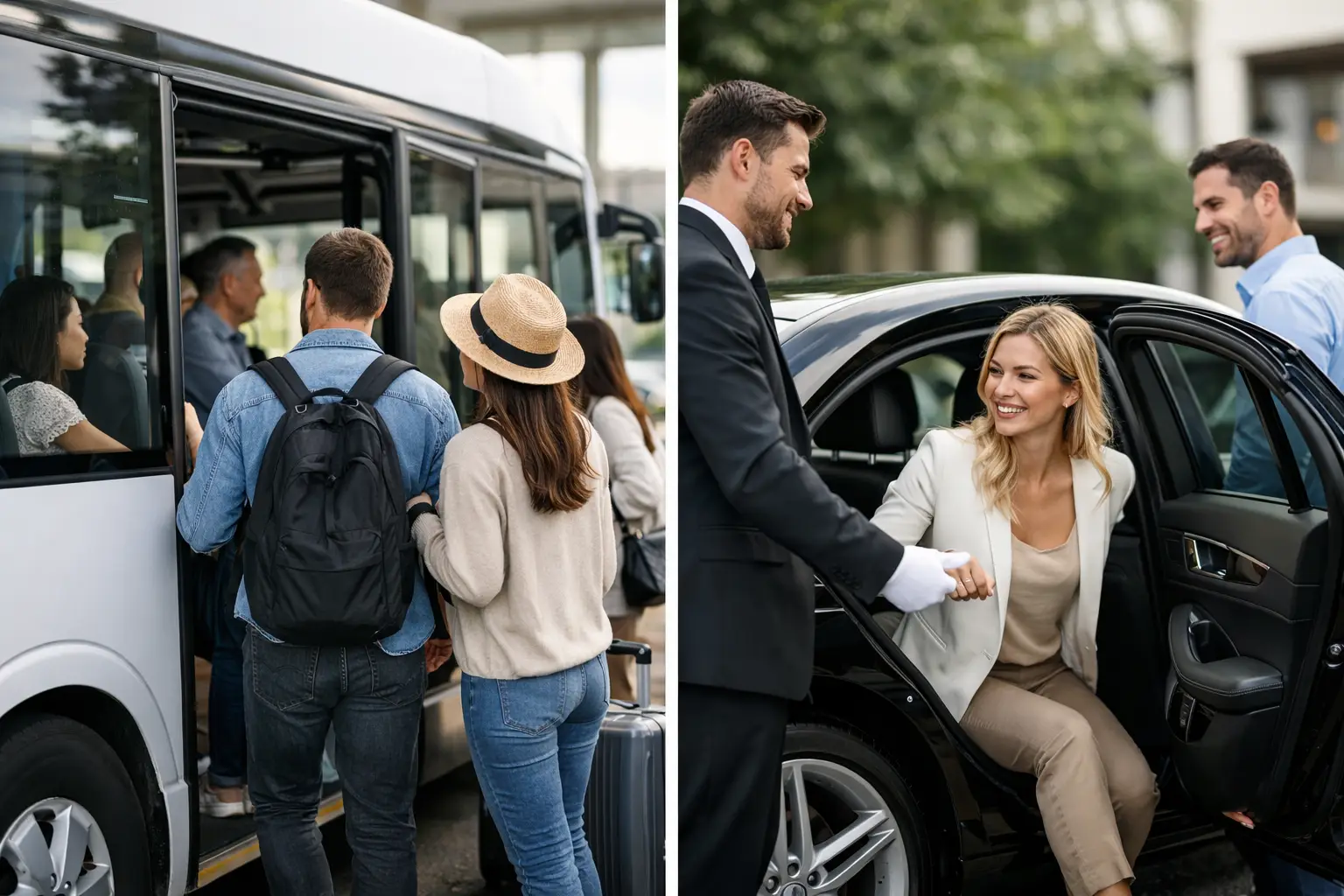 Shared Shuttle Versus Private Transfer
