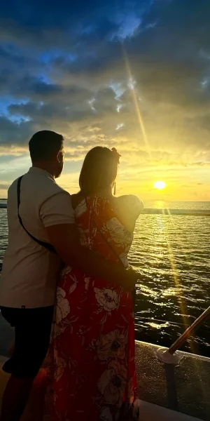 fiji sunset sail